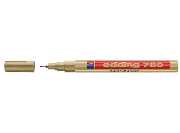 Merkepenn Edding 780 F gull 
